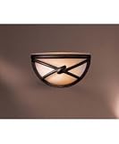 Minka Lavery 971-138, Aspen II Glass Wall Sconce Lighting, 1 Light, 60 Total Watts, Bronze