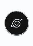 Naruto Konoha: (Leaf Village) Logo Black Anime Patch