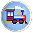 Trains, Planes & Trucks Train Knob by Olive Kids
