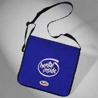 Anime Hentai Inside Blue Courier Bag