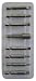 Westward 1VXP9 Screwdriver Bit Set, 1/4 Hex Dr, 8 Pc