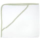 Trend Lab Hooded Towel in Sage Seersucker Trimmed Terry Velour