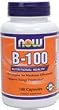 NOW B-100 HIGH POTENCY B-COMPLEX - 100 CAPSULES