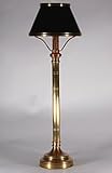 Visual Comfort Edwardian Brass Column Console Table Lamp Visual Comfort Edwardian Brass Column Console Table Lamp