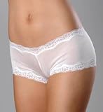 Mary Green Embroidered Silk Knit Bridal Boyshort Panties (LL3EM)