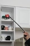 Drive Medical Folding Hand Held Reacher, Silver