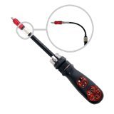 Ratcheting Flexible Shaft Screwdriver with 10 Bits & 5 Sockets (1/4 - 5/16