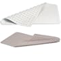 Rubbermaid FG704304 White 36x18 Rubber Safti-Grip Bath Mat
