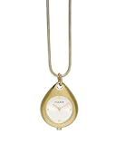 Pilgrim Gold and White Necklace Watch