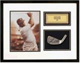 Lee Elder Framed Autographed Club Head with 8x10 Photograph