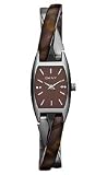 DKNY Gunmetal & Tort Half-Bangle Women's watch #NY8683