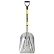 Ames True Temper Landscaper Aluminum Scoop with 29-Inch Ribbed Fiberglass Power D-Grip Handle #1671900
