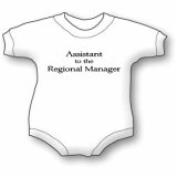 Assistant to the Regional Manager Baby Ultrasoft Onesie