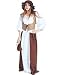 Renaissance Peasant Lady with Vest Adult Costume Size Standard