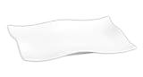 Quid - 7060017 - Chef - 6 Assiettes Plates - 23 x 17 - Porcelaine Paprika