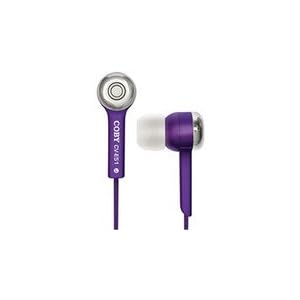 Coby Jammerz High-Performance Isolation Stereo Earphones CVE52PUR (Purple)