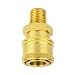 Interstate Pneumatics PW7131 Pressure Washer 1/4 inch MNPT Brass Coupler 5200 PSI