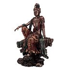 Guan Yin Buddha Bronze Statue / Figurine, 15