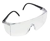 AOSafety Seepro Fighter Safety Glasses Black Frame Clear Lens