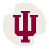 Set of Two Indiana University Carster Collegiate Car Drink Coasters