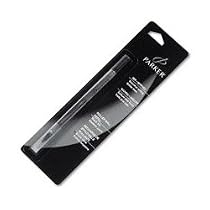 Rollerball Pen Refill, for Parker Pen, Medium Tip, Black Ink PAR30215