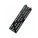 San Jamar VM5280 Versa-Mat Interlocking Bar Matting Strip, 12" Length x 3-1/2" Width, Black (Pack of 12)