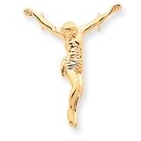 10k Solid Polished Corpus Pendant