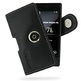 PDair Leather Case for Microsoft Zune HD - Horizontal Pouch Type (Black)