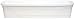 Dynamic Design MB3612WH Medallion Deluxe 36-Inch Poly Window Box with Saucer, White
