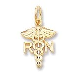 14k Nurse Charm