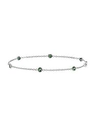 7 Inch Bracelet by The Yard Mystic Topaz with Total Weight 0.60 Carat in White Gold 14K