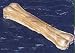 8.5 Inch Pressed Bone 10 Count
