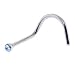 Light Blue Gem MICRO Nose Ring Twister