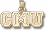 Central Michigan Chippewas CMU Pendant - Gold Plated Jewelry