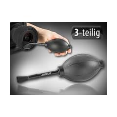 Somikon Hocheffektives Kamera-Reinigungs-Set, 3-teilig