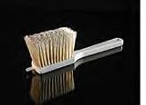 Egg Wash/Icing Brush,11-1/4 Long, 4 Brush Head, White Boars Hair
