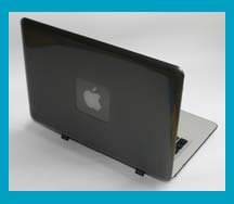 iPearl mCover(TM) MacBook Air Hard Shell Case - Carbon Grey color
