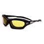 Harley-Davidson� Men's Racetrack Performance Eyewear. Gloss Black/Yellow Lens 98271-08VM
