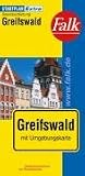 Falk Stadtplan Extra Standardfaltung Greifswald