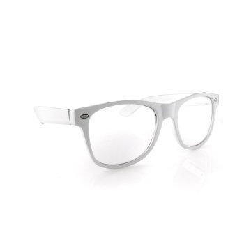Clear Lens Wayfarer NERD Sunglasses Color Frame - White
