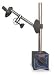 Westward 4KU72 Magnetic V-Base, 85 Lb, Fine Adjustment