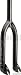 Sporting Goods : Volume 14mm Black Genesis Fork