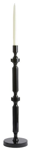 Best Cheap Lazy Susan Black Barbell Candleholder, 5.5 x 29-Inches, Large