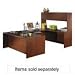 10500 Series Curved Left Return for Curved Corner Workstation, Mahogany (HON105818LNN)