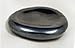 Hematite Palm Stone / Thumb Stone / Worry Stone w/ Velvet Pouch