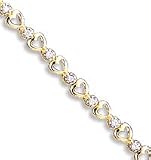 14k BB Diamond Tennis Bracelet