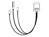 IBM - Keyboard / video / mouse (KVM) cable - 6 pin PS/2, HD-15 (M) - DB-25 (M) - 8 ft