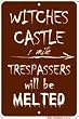 Small Parking Sign Witches Castle