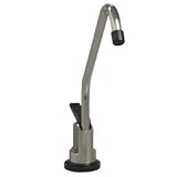 Standard Faucet Air Gap, Lead Free Polished Chrome Brass, Black Handle - Tip