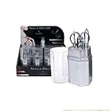 Nails Deluxe by Max - 6 pc. Manicure Set - 12 Canisters/Display